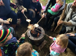 Early morning breakfast preparation